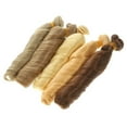 thumbnail image 2 of 5 piezas de pelo de muñeca rizado, peluca de repuesto para hacer pelucas de muñecas, extensiones de pelo de muñecas DIY, tramas de pelo de muñeca para accesorios de muñecas, materiales para el cabello, 2 of 4