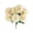 Beige, variant on White Artificial Dahlia Bouquet 14 Inch Maintenance Free Faux Flowers For Home Decor Table Centerpiece