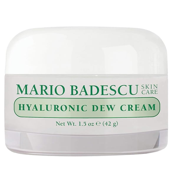 Mario Badescu Crema de rocío hialurónico sin aceite | Crema facial hidratante formulada con escualano para un brillo húmedo | 42 gr