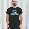 thumbnail image 4 of Ford Tractor Logo Blue T-shirt Vintage Farm Rustic Classic Brand Heritage Retro Life Agricultural Field Men's Tee, 4 of 7