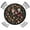 Black, variant on Spring Flower Round Fitted Tablecloth Colorful Wildflowers Leaf Black Watercolor Elastic Table Cloth Waterproof Oil Proof Seasonal Floral Table Cover Fits 45"-54" Round Tables for Party Dinner Decor
