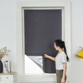 thumbnail image 1 of 39x23" Large Blackout Curtain Temporary Blinds With Suction Cups Portable Travel Curtain, 1 of 3