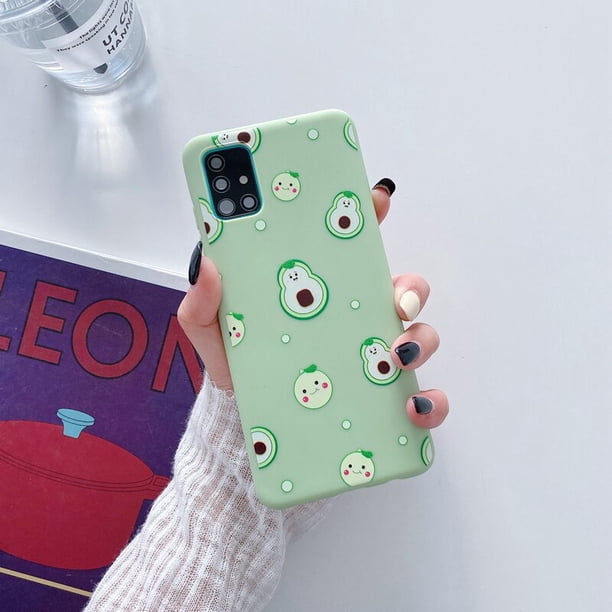 Funda de silicona con soporte de teléfono de dibujos animados en 3D para Samsung Galaxy A51, A71, A32, A52, A72, A53, A73, A33, 4G, 5G, A52s, A12 Fivean unisex