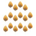 thumbnail image 2 of 16pcs Folding Fan Cake Topper Anniversary Cake Decor Decorative Leaf Toppers, 2 of 2