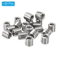 thumbnail image 3 of Unique Bargains Adaptateurs de Filetage Manchon Réducteur Écrou 20 Pcs M12x1.75 Mâle à M8x1.25 Femelle Écrou de Réparation 12mm, 3 of 7