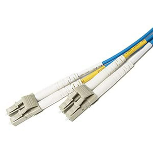 FCD - 3M OM4 LC LC Fiber Optic Cable | Blue 100Gb LSZH Duplex 50/125 LC to LC Multimode Jumper 3 Meter (9.84ft) | Backwards Compatible to OM3/OM2 | 10/40/100g mmf dx 100gbase sfp+ lc-lc