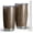 White-2, variant on 20oz Insulated Car Cup with Silver Base, Stainless Steel Travel Tumbler with Telescopic Straw and Lid, 360° Full Wrap Printed, Wood Print