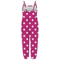 thumbnail image 5 of Kaemgyyd Toddler Girls Clothes Romper Cute Polka Dot Spaghetti Strap Sleeveless Jumpsuit Summer Outfits with Pockets 1-6 T, 5 of 5