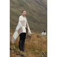 thumbnail image 3 of Aran Irish Patchwork Blanket 100% Premium Merino Wool Knitted Throw 66"x42" Made in Ireland by Aran Woollen Mills, 3 of 6