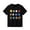 1-Black297, variant on Kid's Cute Planets Comet Print Tee Shirt Crew Neck Short Sleeve Lightweight Pullover Top Summer Top