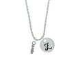 thumbnail image 2 of Delight Jewelry Silvertone Goalie Silvertone Script Initial Disc - Z - Charm Necklace, 20"+3", 2 of 4