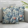 thumbnail image 3 of Shiartex  Chinoiserie Trees and Birds Blue and White Throw Pillow Cover,  Cushion Case Outdoor Decoration for Sofa Couch Farmhouse, 3 of 5
