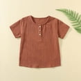 thumbnail image 4 of Babcutegg Girls Autumn Bouse Long Sleeve Base Shirt Crew Neck Undershirt for Girls Brown, 4 of 4