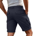 thumbnail image 5 of Cargo Shorts for Men Summer Workout Hiking Shorts Elastic Baggy Golf Fishing Casual Outdoor Work Short, 3XL, 5 of 9