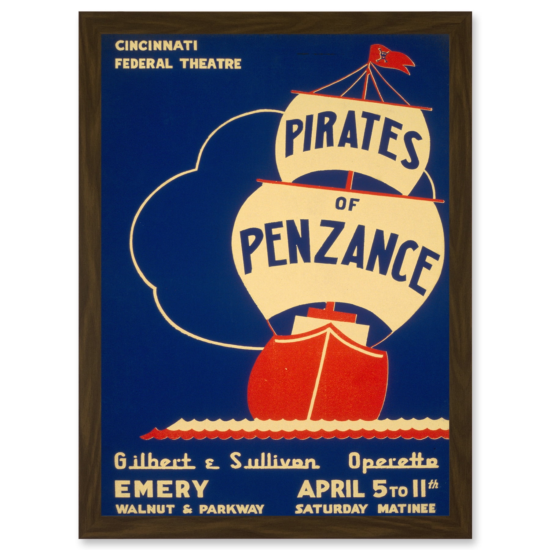 “The Pirates Of Penzance”  Original Quad Movie Poster