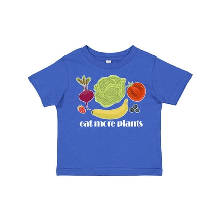 

Inktastic Vegan Eat More Plants Vegetarian Gift Toddler Boy or Toddler Girl T-Shirt