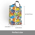 thumbnail image 3 of KLL Various Balls Laundry Hamper,Large Canvas Fabric Lightweight Storage Basket Toy Organizer Dirty Clothes Collapsible Waterproof, 3 of 6