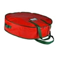 thumbnail image 1 of Organizador de bolsa de Almacenamiento perfecl Bolsa de corona Artificial impermeable roja con cremallera 30 pulgadas, 1 of 8