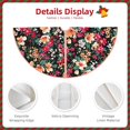 thumbnail image 3 of Sikiie Many Kind Of Flowers Christmas Tree Skirt, Christmas Tree Decorations, Christmas Decor, Tree Mat Decoration(30-48IN)-30", 3 of 6