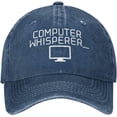 thumbnail image 3 of Tech Support Nerdes Geek Hats for Women Fashionable Computer Whisperer Retro Cap for Mens Workout Caps, 3 of 9