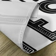 thumbnail image 5 of Ambesonne Saying Place Mats Set of 4, I Said Yes Words, Standard Size, Black and White, 5 of 6