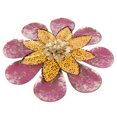 thumbnail image 2 of 1pc Home Decor Wall Hanging Hanging Flower Fake Flower Metal Succulent Wall Ornament Simulation Flower For Office, 2 of 2