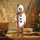 thumbnail image 2 of Conjunto navideño para bebé niño, mono infantil de manga larga con cremallera, mono de polar con capucha y pantalones a rayas, ropa navideña con bufanda, conjunto de ropa de invierno para bebé, talla, 2 of 7