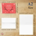 thumbnail image 5 of 2026 Happy New Year – Blank Holiday Greetings Fold Over Cards & Envelopes – for Christmas and New Year’s Gifts and Presents | 10 Cards and 10 Envelopes per Pack | 4.25 x 5.5” (Red Cheers), 5 of 7