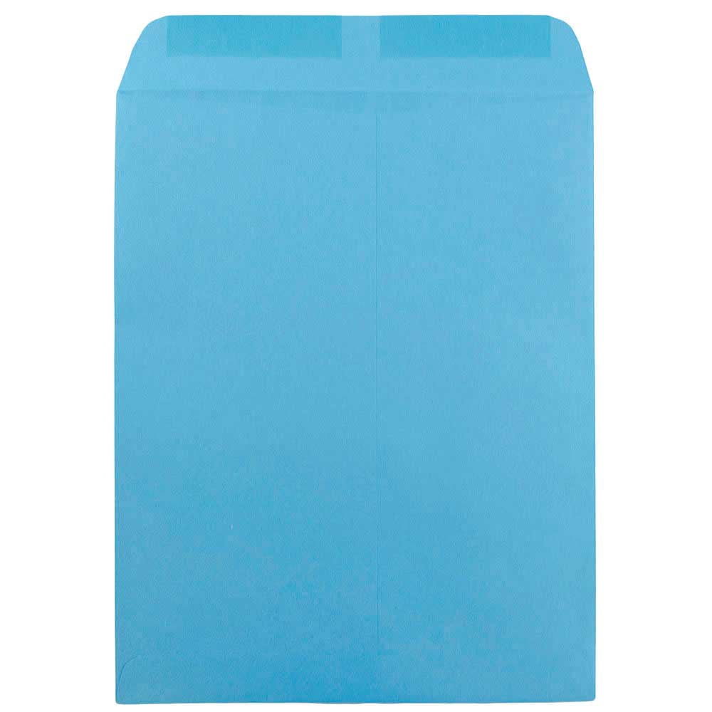 JAM Paper 10 x 13 Catalog Envelopes, Blue, 100 per Pack