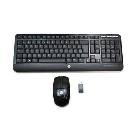 588544-201 588485-001 HP Brazilian Portuguese Wireless Keyboard Mouse USB Receiver Bundle 623919-201 Desktop