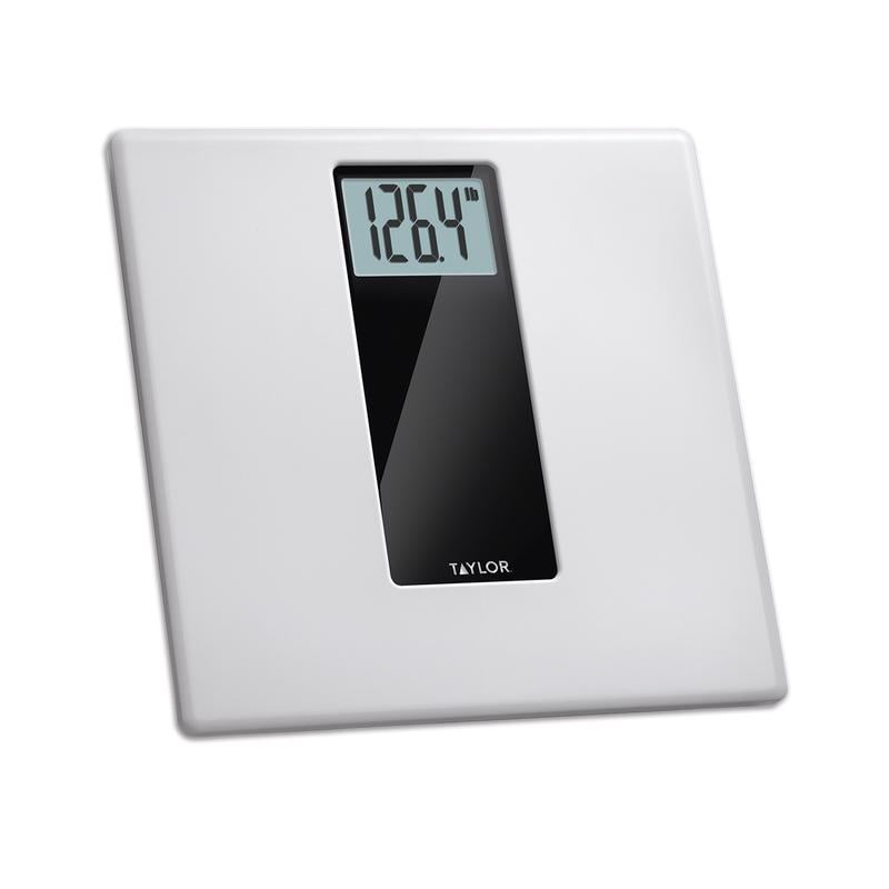 Taylor 6433783 400 lbs Digital Bathroom Scale - White, Pack of 2