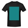 thumbnail image 4 of Bingfone Teal Men'S Loose Fit Short-Sleeve Pocket T-Shirt, 4 of 7