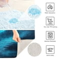 thumbnail image 3 of 2 Piece Soft Bathroom Rug Set Ethereal Moonlit Night Background Bath Mat and U-Shaped Toilet Contour Rug (16"x24"+20"x24"), 3 of 5