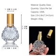 thumbnail image 2 of Atomizador de perfume YU FENG, botella de vidrio recargable de 15 ml, 12 unidades, 2 of 6