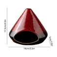 thumbnail image 3 of BAOPAI Handcrafted Ceramic Incense Burner With Chimney Ash Catcher For Palo Santo Wood Sticks And Cones Home Decor, 3 of 6