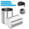 thumbnail image 4 of Soporte para lápices Uxcell, soporte para bolígrafos de escritorio, organizador de tazas de acero inoxidable, soporte para brochas de maquillaje, plateado, 4 of 6