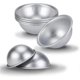 thumbnail image 4 of Jinyi -sps Cake Mold Reusable Hemisp Cake Stove Bikini Cake Mold Dessert Pudding(2pcs, Silver), 4 of 5