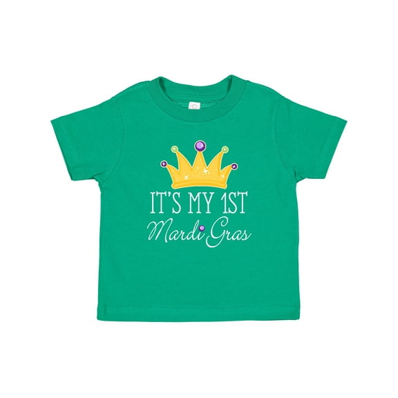 Inktastic My 1st Mardi Gras Crown Girls Baby T-Shirt