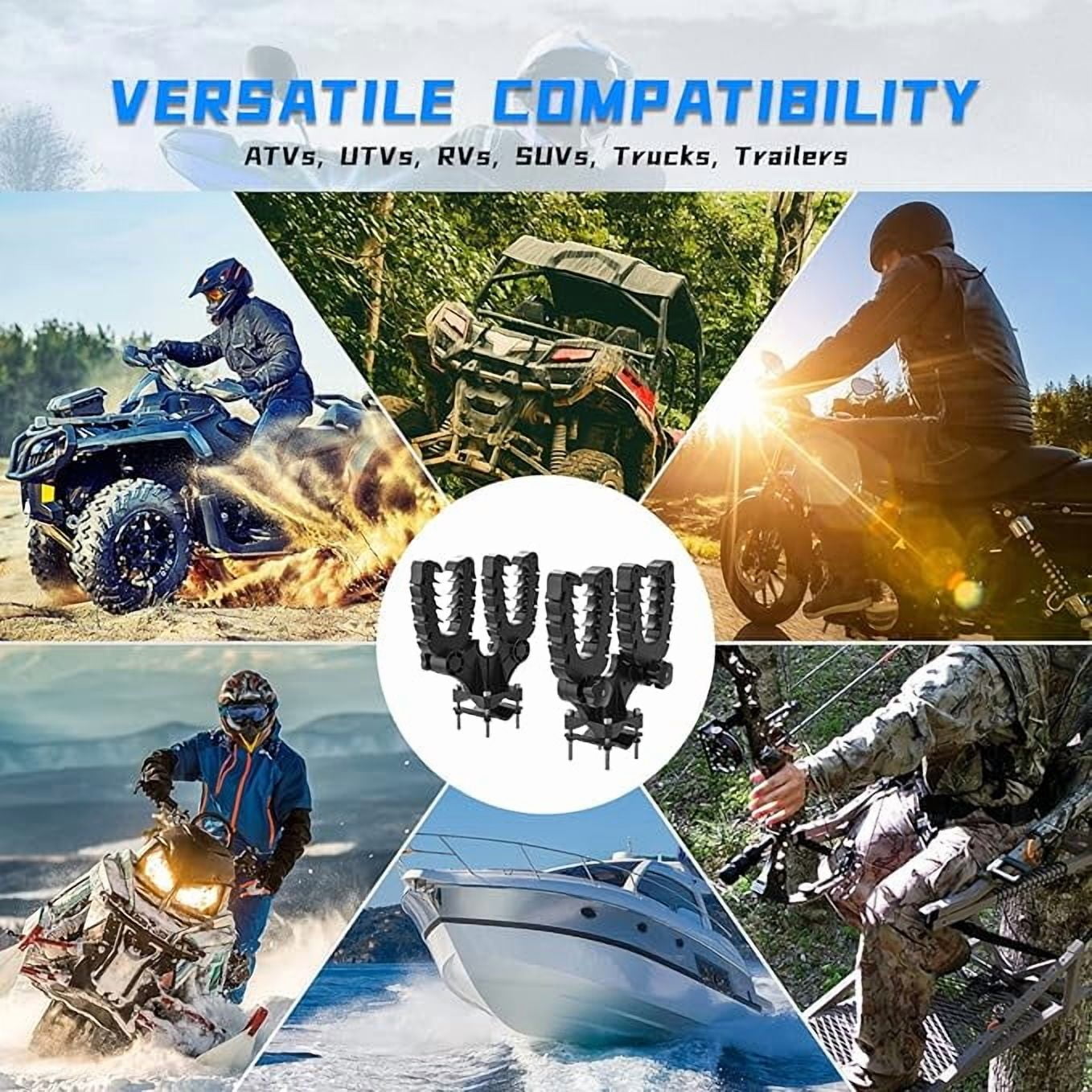 UTV ATV Utility Tool Rack Holder Tool Rack Bow Mount Shovel Rack For Sportsman