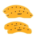 thumbnail image 2 of MGP 4 Caliper Covers Engraved Front & Rear MGP Yellow finish black ch, 2 of 6