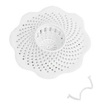 Zenghuiiii Hair Catcher Bathroom Tub Strainer In White Home Bathroom Drain Hair Stopper Strainers Drainer Things Fr Garage Fr Men