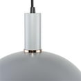 thumbnail image 2 of Nuevo Rosie Maxi Aluminum Metal Pendant Lighting in Concrete Gray/Copper, 2 of 3