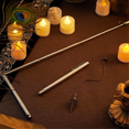 thumbnail image 5 of 3 Pcs Divining Rods Copper and Dowsing Pendulum, 2 Retractable Paranormal Divining Rods and 1 Pendulum Pendant Silver, 5 of 5