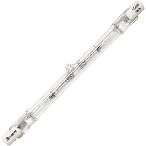 Halogen T3 Q150T3CL 120-Volt Halogen Long J-Type Torchiere Bulb, 150-Watt,Clear