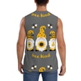 thumbnail image 4 of Fotbe Men's Bee Kind Print Men's Sleeveless Muscle Tank Tops Casual T-Shirts for Gym Workout Beach-XX-Large, 4 of 8