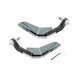 thumbnail image 3 of Protectores de manos para motocicleta, componentes duraderos, premium, color plata Argén, 3 of 9