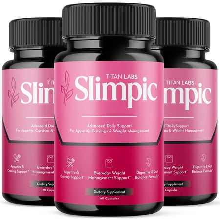 Slimpic Advanced Formula Pills Supporting Your Active Lifesyle Naturally 180 Capsules