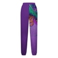 thumbnail image 4 of Ousvtion Mardi Gras Sweatpants for Women Carnival Graphic Print Trousers Drawstring Elastic Waisted Pants Loose Fit Sparkly Sweatpant with Pocket Clearance Saving,A01-Multicolor,XX-Large, 4 of 5