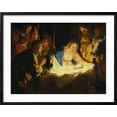 thumbnail image 2 of Art.com The Adoration of the Shepherds, 1622 Giclee Print by Gerrit van Honthorst, Black Frame Wall Art, 29" x 23", 2 of 5