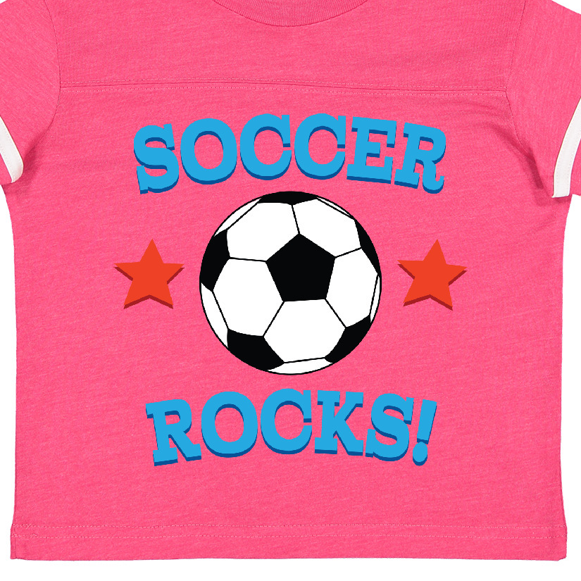 Inktastic Soccer Rocks Coach Player Gift Boys or Girls Toddler T-Shirt - image 3 of 4